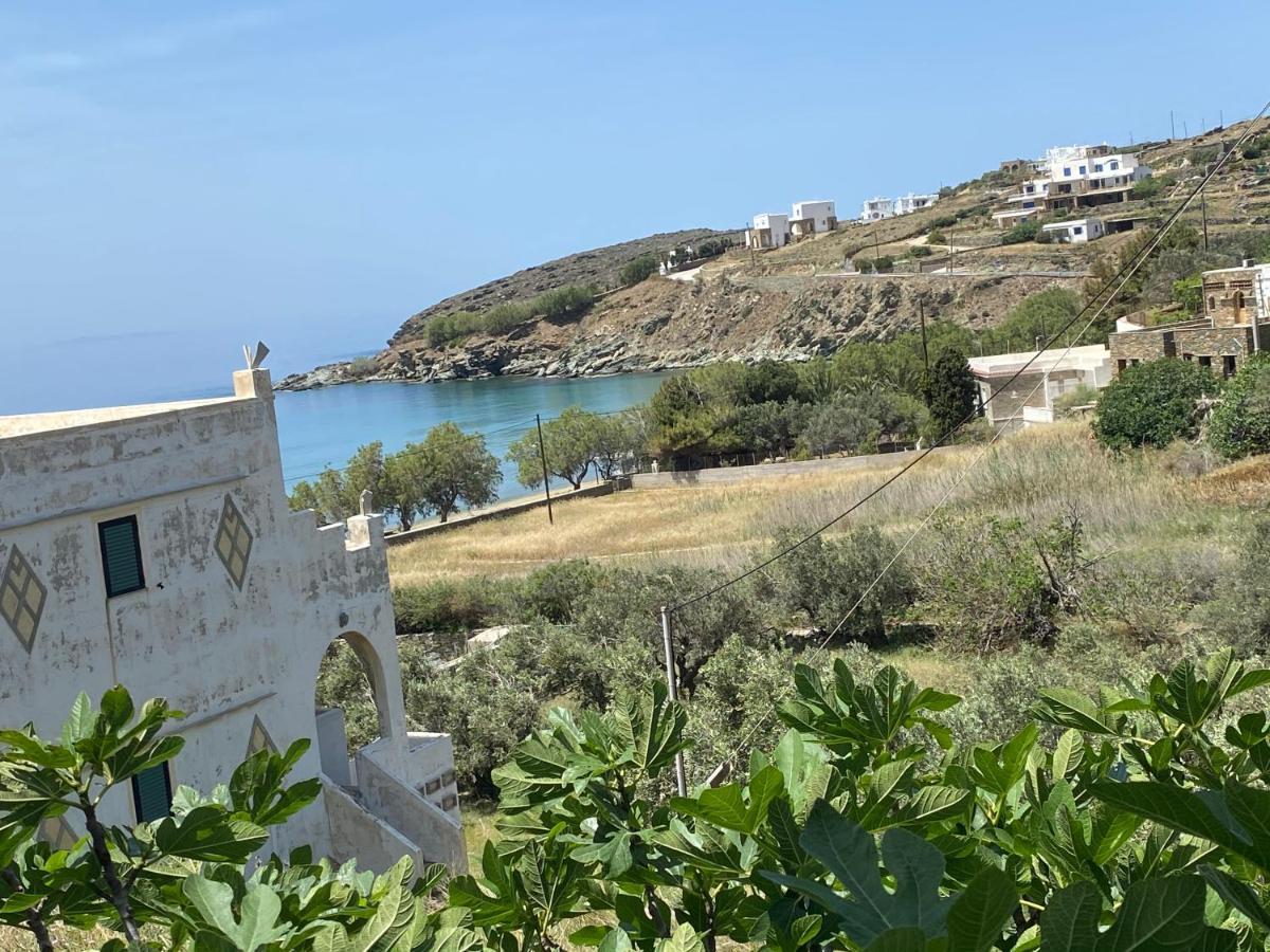 Amnia Apartment Agios Romanos Bagian luar foto