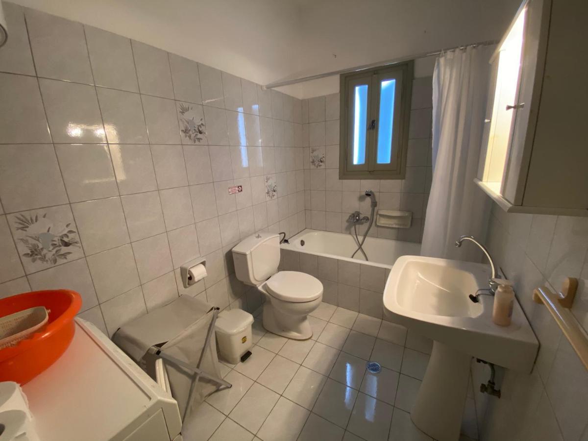 Amnia Apartment Agios Romanos Bagian luar foto